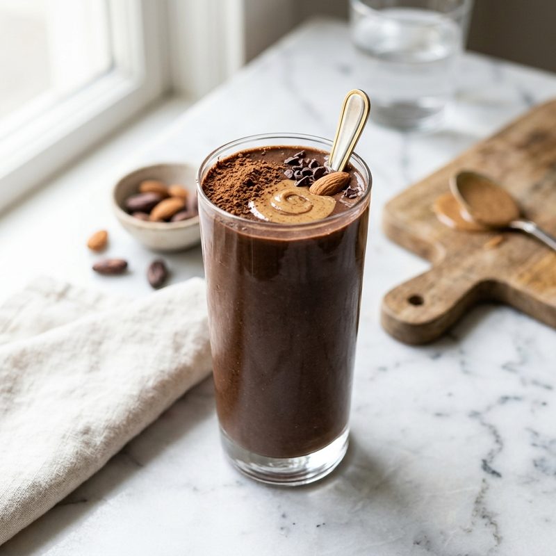 Cacao Almond Cherry Shake
